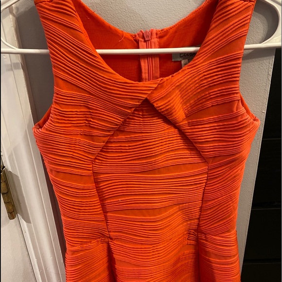 Elisa B size 10 coral flowy dress - Picture 2 of 8